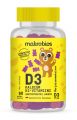 Витамины для детей (мишки) с ягодным вкусом Macrobios Plush D3 + Ca + K2 60кап