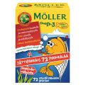 Рыбий жир для детей Moller Оmega-3 с фруктовым вкусом. 72 шт