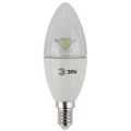 Светодиодная лампа Эра Led smd B35-7W-827-E14 прозрачная теплый свет