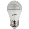 Светодиодная лампа ЭРА LED smd P45-7w-827-E27-Clear теплый свет