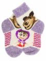Носки детские (размер 13-14) "Медведь и девочка" Носки оптом от 10000 рублей