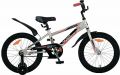 Novatrack 16" LUMEN алюм., серебристый, тормоз нож, короткие крылья, нет багажника