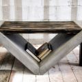 Уникальный столик из бетона для просторного лофта