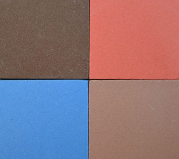 Керамогранит 600х600 RAL коричневый, красный, синий, терракот