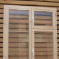 Деревянное окно 800×1000 с форточкой, без форточки, целиковое