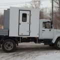 Автормобьиль мастерская ГАЗ фургон борт КМУ кран