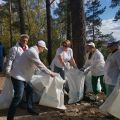 Волонтеры «Балтики» отметили Всемирный день чистоты уборкой мест массового отдыха новосибирцев