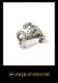 Женское кольцо ящерица саламандра от бренда Джокер