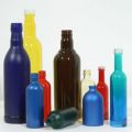 Окрашивание бутылок в разный цвет и фактуру