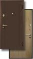 Стальная взломостойкая дверь "ТОРЕКС" модель "SUPER Омега 1"