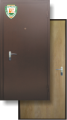 Стальная взломостойкая дверь "ТОРЕКС" модель "Ультра04"