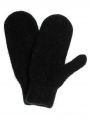 Варежки мужские станочные (размер 20) Черные однотонные Оптовая продажа варежек и носков