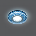 Светильник Gauss Backlight BL047 круг графит/кристалл/хром GU5.3 LED 4100K