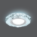 Светильник Gauss Backlight BL054 8 граней кристалл/хром GU5.3 LED 4100K
