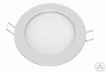Ультратонкая светодиодная панель 6W 120*12 (белый круг)