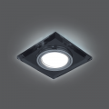 Светильник Gauss Backlight BL060 квадрат графит/хром GU5.3 LED 4100K