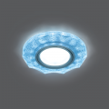 Светильник Gauss Backlight BL067 круг белый/серебро/хром GU5.3 LED 4100K