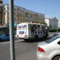 Реклама на транспорте автобус ПАЗ 32054 левый, правый борт и задняя часть