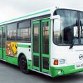 Реклама на транспорте автобус ЛИАЗ 5256 правый борт и задняя часть