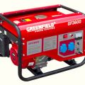 Бензиновый генератор GREEN-FIELD GF3600