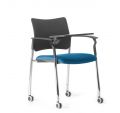 Стул "PINKO" plastic cast Arms+WT