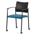 Стул "Pinko" plastic cast black Arms