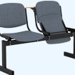 Блок стульев 2-местный, мягкий, откидывающиеся сидения, лекционный Модель 252МОЛ