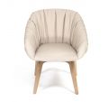 Кресло "ALMA" Wood SOFT L3 (кожа)