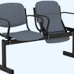 Блок стульев 2-местный, мягкий, Модель 252МОП
