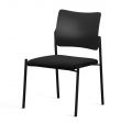 Стул "Pinko" plastic 4legs black noArms