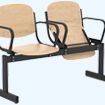 Блок стульев 2-местный, жесткий Модель 252ОП