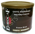 Кофе «EUROCAF» 100% Арабика. Сублимированный кофе 100 гр. в жестяной банке.