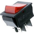 Переключатель с подсветкой ON-OFF (15A 250V) IRS-201-2C3 (красный)