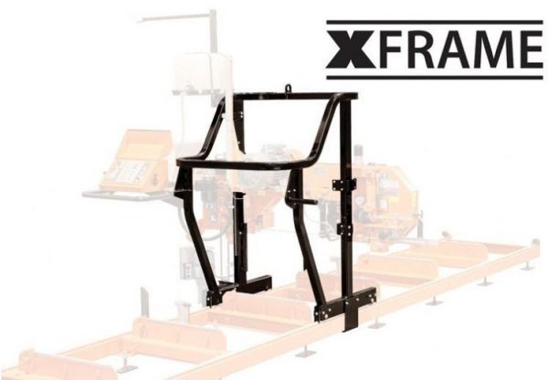 Новая конструкция xFRAME дает оператору лучший обзор зоны пиления и содержит панель управления, двигатель и пилящую голову