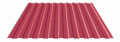 Проф лист С8 - винно красный(ширина 1.2м)