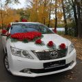 Авто на свадьбу - белоснежная Тойота камри (Toyota Camry) NEW