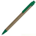 Эко-ручка Green Touch бежевая с зеленым (отгрузка заказа: от 2 дней)
