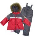 Зимний комплект для мальчика: куртка и полукомбинезон