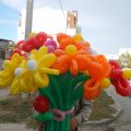 Букет цветов из шаров