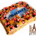 Корпоративный торт Логотип из глазури