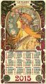 Календарь настенный из гобелена "Зодиак" 40х80 см
