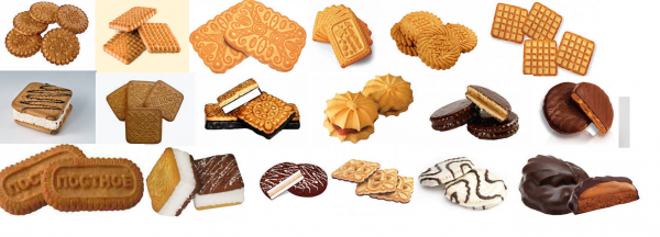 Разновидности печенья