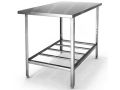 Металлический кухонный стол из нержавеющей стали