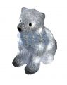 Акриловая светодиодная фигура "Медвежонок", 29 см, на батарейках, 20 светодиодов