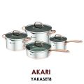 Yamateru Akari yakaset8 - набор посуды из 8 предметов - Япония