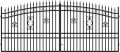 Ворота распашные металлические, 1750*3500mm