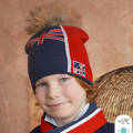 Детский комплект шапка-шарф «Тауэр» для мальчика
