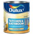 Краска для кухни и ванной полуматовая Dulux Kitchen and Bathroom [Дюлакс Китчен энд Базрум] 2,5 л