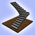 Y — образная лестница бетонная и монолитная