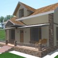 Проект повторного применения жилого дома или коттеджа общей площадью от 150 до 200м2